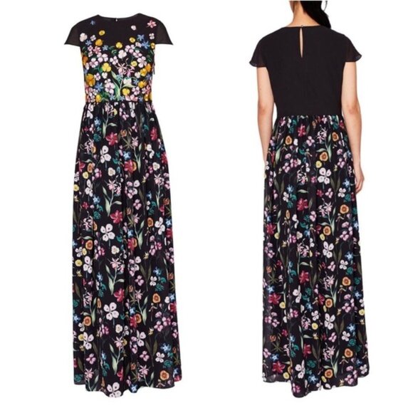 Ted Baker London- Mariz Hampton Print Maxi Dress - Picture 3 of 6
